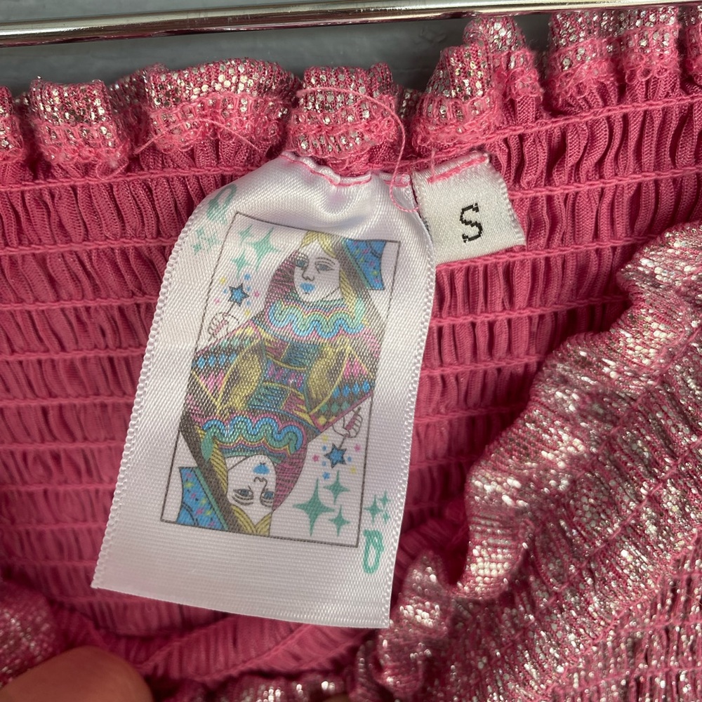 Queen of sparkles pink sparkly size Small shorts - Picture 4 of 4